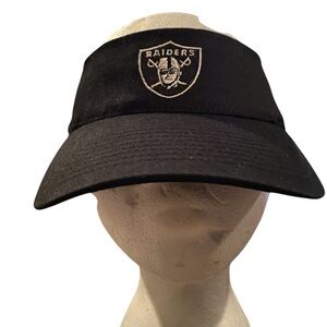 Las Vegas Oakland Raiders  NFL Visor Men's Adjustable Black w/ logo